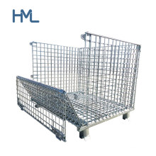 Heavy Duty Industrial Welded Stackable Mesh Wire Portable Storage Container